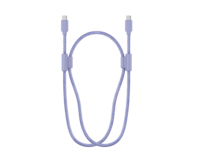 Câble de données à charge rapide 2-en-1 avec cordon anti-perte pour téléphone portable, Type C vers C, avec cordon tour de cou