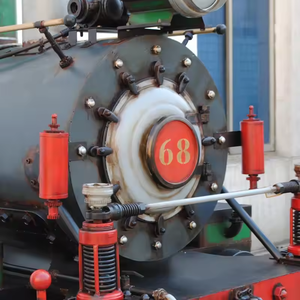 Locomotive à vapeur nostalgique Vintage personnalisé grand modèle en fer fabricants fonction <span class=keywords><strong>Train</strong></span> magasin bar décoration - Product Image 2