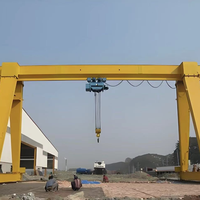Pont roulant industriel monopoutre OLG avec palan, capacité 50 tonnes, hauteur de levage max. 25 m, portée 2-60 m pour usine sidérurgique et entrepôt
