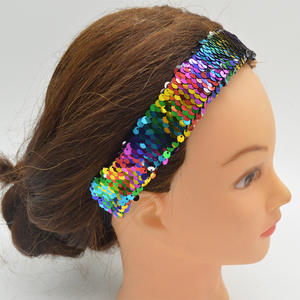 طوق الرأس البراق المرن العصري للفتيات المراهقات FF2349 طوق شعر للأطفال إكسسوارات الشعر للأطفال طوق شعر مزين بالترتر للحفلات - Product Image 6