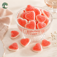 YUSAIL Premium Gourmet Hartvormige Gummy Candy Assortiment Fruitgevulde Snoepjes Op Maat Verpakte Levering