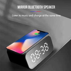 BT508 haut-parleur de charge sans fil extérieur Portable carte réveil son LED horloge bureau son <span class=keywords><strong>BT510</strong></span> - Product Image 2