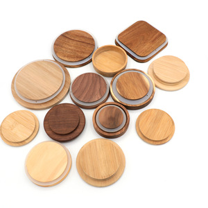 Tasse en bambou sculptée sur mesure avec amour Style cuisine vaisselle sous-verre tasse couvercle produits en bois - Product Image 5