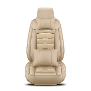 Set completo universale in pelle PVC 5d coprisedile auto con cuscino <span class=keywords><strong>sedile</strong></span> auto - Product Image 1