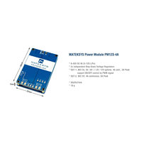 Module d'alimentation MATEK PM12S-4A pour modèles réduits d'avions, gamme de tension abaissee 9-55V avec TVS et accessoires pour drones FPV/UAV