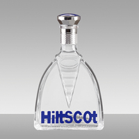 Fabricant et fournisseur professionnel chinois de bouteilles de liqueur de tequila plates personnalisées de haute qualité