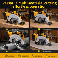Scie circulaire sans fil 18V prête pour le chantier, avec moteur sans balais et boîtier renforcé, pour la découpe de bois robuste sur les chantiers de construction