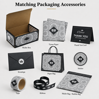 Boîtes d'emballage en carton ondulé pour l'expédition postale, en papier kraft noir et blanc, personnalisées pour les produits cosmétiques et de soins de la peau FSC