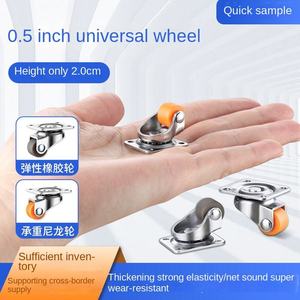 Professional Soft Rubber Surface Swivel Casters Set Of 4 Pack Floor Protection And Double Locking System For Storage Shelves - Product Image 3