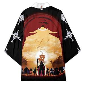 Camisa Japonesa Nika Luffy Zoro Ace Law <span class=keywords><strong>Nami</strong></span>, Kimono Corto de Anime, Capa, Ropa de <span class=keywords><strong>Cosplay</strong></span> para Fiesta, Nueva al por Mayor - Product Image 4