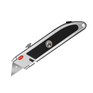 Ceramic Retractable Sawtooth Olfa Utility Knives 25mm Blade PP Cardboard Box Cutter Utility Knife Zinc Alloy Utility Knife