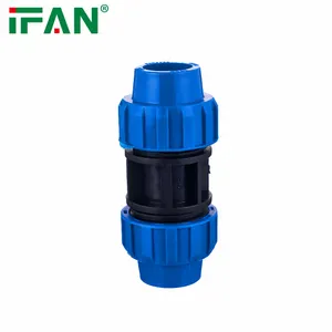 IFAN diskon besar-besaran perlengkapan pertanian irigasi PP 20-240mm Fitting tabung HDPE