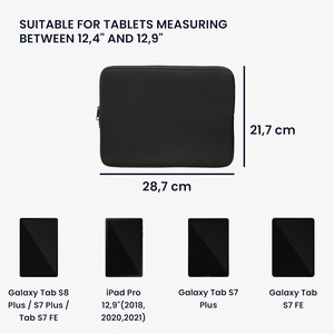 Housse pour tablette Housse en néoprène Compatible avec TabSipypadFire et pour Lenovo Tab Fermeture à glissière Sacs et housses pour ordinateur portable - Product Image 2