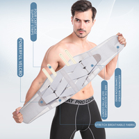 Faja Ajustable para la Cintura con Soporte para Discos, para Hombres y Mujeres, para Fitness, Levantamiento de Pesas, Sentadillas, Ayuda a Aplanar el Abdomen