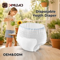 Culottes absorbantes jetables respirantes pour adolescents, pour l'incontinence et l'énurésie, taille personnalisée, OEM, marque privée pour enfants et jeunes