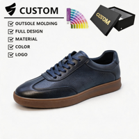 Chaussures habillées pour hommes en cuir véritable faites à la main, semelle en caoutchouc, décontractées, confortables, à lacets, style vintage, support personnalisé, toutes tailles