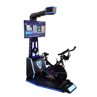 Jeu de sport chaud 9D VR simulateur de vélo d'exercice aire de jeux intérieure réalité virtuelle Machine de fitness