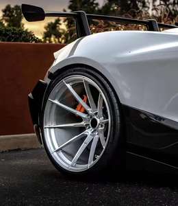 Jantes en alliage forgées sur mesure SAiLen, super concaves, noir semi-brillant, 5x114.3 5x120 5x112 pour voitures de luxe, pour Mercedes - Product Image 1