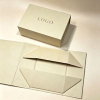 Coffret Cadeau Luxe Empilable Personnalisé du Fabricant – Boîte d'Emballage Rigide Magnétique Crème Blanc Imprimée sur Mesure pour Marques