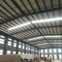 Bâtiment d'entrepôt économique en structure acier préfabriquée, solution de stockage industrielle personnalisée, prix direct usine