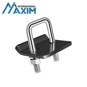 Porte-bagages de vélo, <span class=keywords><strong>remorque</strong></span>, attelage à boule, acier au carbone, robuste, tendeur d'attelage, neuf avec verrou d'attelage - Product Image 3