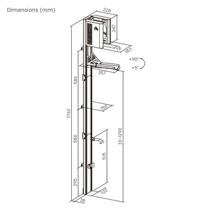 LBM12-01 Easylift Dọc Treo Tường Xe Đạp Lưu Trữ Giá Xe Đạp Móc Áo Cho Nhà Trong Nhà Ebike Xe Đạp Điện Chủ Giá - Product Image 6