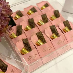 Eid Al-Adha Ramadan Promotional PU Leather Portable Perfume Holder <b>Gift</b> Case for White Musk Fragrance Oil Welcome Giveaways - Product Image 3