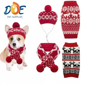 Doe Huisdier Groothandel Hoge Kwaliteit Hond Trui Huisdieren Kleding Kerstkleding Voor Puppy Honden Kleding Kerst Kersttrui