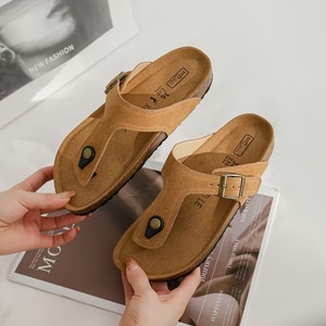 <span class=keywords><strong>Sandales</strong></span> décontractées d'été pour femmes, chaussures d'été à semelles épaisses, pantoufles tendance pour femmes - Product Image 2