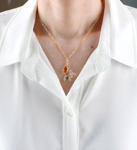 Birthstone Necklace for Mom for <strong>grandma</strong> Gifts Personalized Necklace Family <strong>Jewelry</strong> Womens - Product Image 3