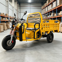 Tricycle électrique de transport 72V1500W avec certificat EEC COC L2e-U UE, capacité de charge de 585 kg, véhicule de transport à trois roues