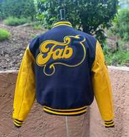Vestes d'université de baseball en laine simples personnalisées DiFan avec manches en cuir Veste d'université avec logo brodé en chenille Veste d'université