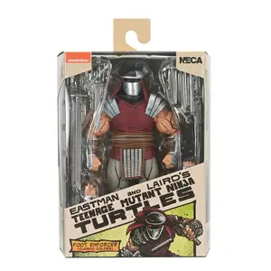 Original NECA 54445 Ninja Turtles Foot Enforcer Elite Guard klassischer Farbschredder Anime-Actionfigur Modell Sammlerstücke