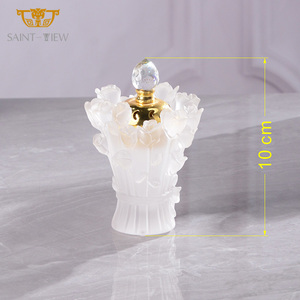 Quemador de Incienso de Cristal Hecho a Mano con Mini Rosas para Recuerdos de Boda - Product Image 5