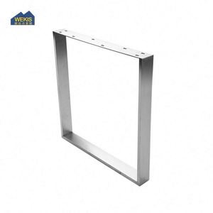 <b>Square</b> Iron Steel Leg Modern Durable Design for Dining <b>Table</b> Home Hotel <b>Kitchen</b> Workshop Bedroom Living Room Hospital - Product Image 2