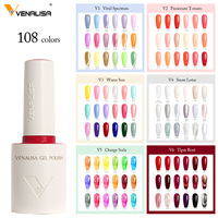Venalisa 10ml Nouvelle Arrivée Vernis Gel pour Ongles Sans HEMA/TPO pour Manucure Française, Vernis à Ongles, Laque Colorée, Logo OEM