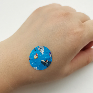 Plester Luka Tipe Baru Bulat Murah Plester Medis Kustom Pertolongan Tali Rakitan dengan Pencetakan Ikan - Product Image 2