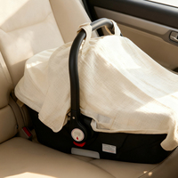 Kangobaby-Housse de siège auto réutilisable pour bébé, en coton organique 100%, bloquant la lumière, pour l'extérieur