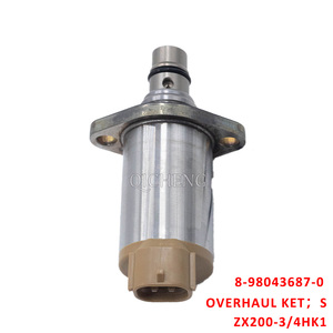 8-98043687-0 ZX200-3 ZX240-3 ZX200-5A ZX250-5A FVM FVZ NQR NPR 4HK1 เครื่องยนต์ 6HK1 อะไหล่เครื่องยนต์ ปั๊มแรงดันสูง โซลินอยด์วาล์ว - Product Image 5
