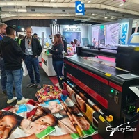 CenturyStar 1.2m~3.2m Format Printer Sublimasi Tekstil Poliester Industri Langsung ke Kain