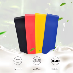 저항 밴드 요가 루프-코어 운동 다리 형성 근력 재활 및 무술을위한 탄성 밴드 - Product Image 3