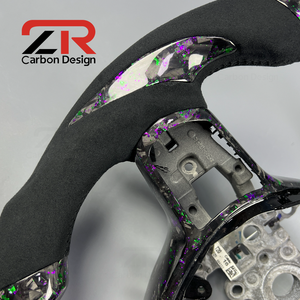 Volante de Fibra de Carbono Forjado para <span class=keywords><strong>Honda</strong></span> Civic 11.ª Generación, Civic Accord Fk8 Fk7 <span class=keywords><strong>Type</strong></span> <span class=keywords><strong>R</strong></span>, Acura CR-V XRV <span class=keywords><strong>CRV</strong></span> URV 2021 2022 <span class=keywords><strong>2023</strong></span> 2024 - Product Image 2