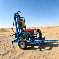 Máquina Perforadora Rotativa Portátil de 12hp, 22hp, 30hp con Motor Diésel, Equipo de Perforación de Pozos de Agua, 220v, con Ruedas para Perforación de Pozos