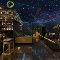 Bar à boissons en bois Bar à boissons Station Bars et restaurant Étagères à boissons