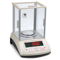 Balance de précision 300g 0,001g Étalonnage externe Balance de laboratoire numérique avec pare-brise