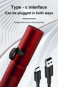 Torcia Portatile Ricaricabile con <span class=keywords><strong>Accendino</strong></span> Integrato, Impermeabile per Esterni ed Emergenze - Product Image 4