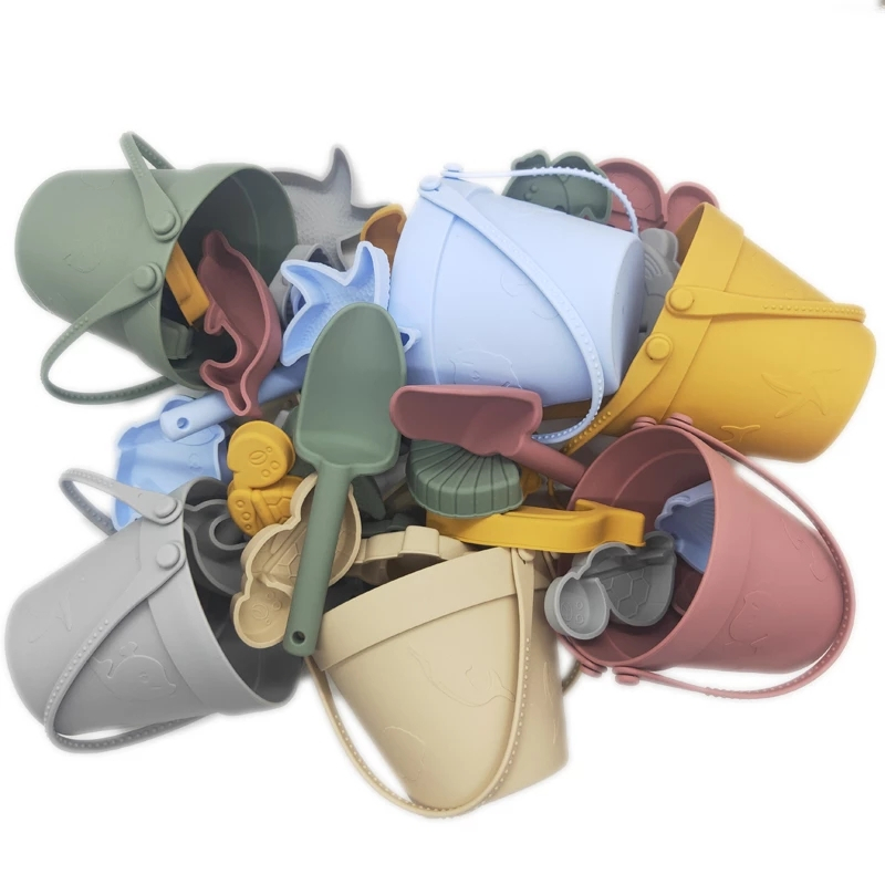 Лето 2022, оптовая продажа, уличные экологически чистые игрушки для малышей без бисфенола А, Детские Водонепроницаемые силиконовые Пляжные Игрушки для малышей