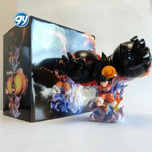 <span class=keywords><strong>One</strong></span> Pieced Périphérique Double Fist Luffy Gear 3 Gum Bear Gun Straw Hat Crew GK Toy Model Display Collectible Ornament - Product Image 1