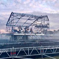 Estructura de Aluminio para Escenarios de Conciertos, Estructura de Techo para Iluminación con Sistema Line Array