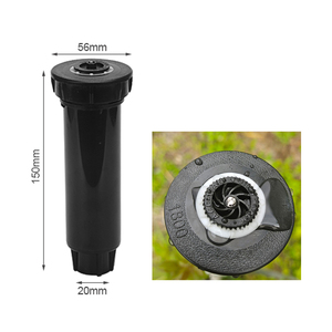 新型1/2 “弹出式冲击喷头花园草坪灌溉散射喷头25-360度 - Product Image 4